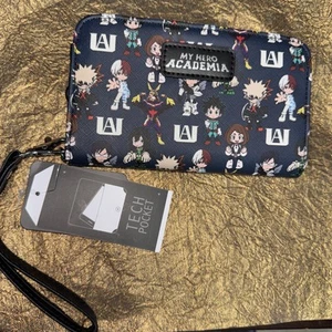 My Hero Academia - Mini billetera de muñeca Chibi Superheroes (impresión total) - Bio - Imagen 1 de 3