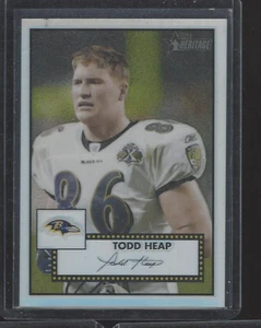 2007 TOPPS HERITAGE CHROME FOOTBALL #19 TODD HEAP REFRACTOR #328/552 NM/MT - Picture 1 of 2