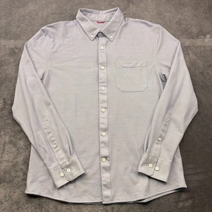 Western Rise Limitless Shirt M Mens Blue Merino Wool Blend Casual Medium Travel - Picture 1 of 17