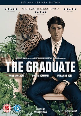 The Graduate DVD (2017) Dustin Hoffman, Nichols (DIR) cert 15 2 discs - Image 1 of 2