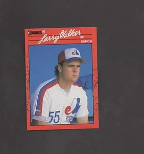 1990 Donruss #578 LARRY WALKER ***Rookie Card***  HOFer - Picture 1 of 2