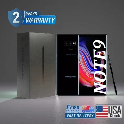 Samsung Galaxy Note 9 N960U 128GB Unlocked (GSM+CDMA) AT&T T-Mobile Verizon - Image 1 of 4
