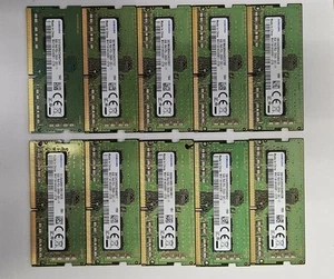 Lot of 10 Samsung 8GB DDR4 PC4-2666V SODIMM RAM - M471A1K43DB1-CTD - Picture 1 of 4