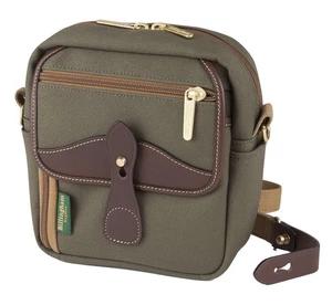 Billingham POLA Stowaway Camera Bag Case + Strap - Sage FibreNyte / Chocolate S - Picture 1 of 24