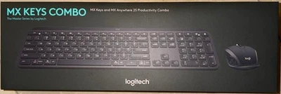 Logitech MX Keys Combo Performance Wireless Keyboard and Mouse 2S PB 920-013372 - Image 1 of 4