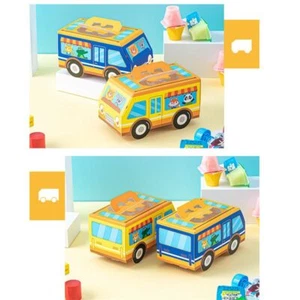 For Kids Birthday Packaging Boxes Party Decoration Car Shape 1PC Cartoon Animal - Picture 1 of 11