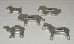 ¡JUEGO DE CINCO cortadores de galletas en forma de animal inmaculado! - Imagen 1 de 1