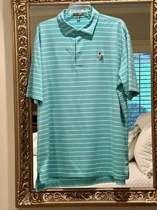 Peter Millar Summer Comfort Men’s XL ,  Striped Golf Polo Shirt - Picture 1 of 5