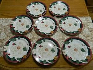 TIENSHAN MAGNOLIA #2360 PIATTI INSALATA Set di 8 - Ottime condizioni - Foto 1 di 3