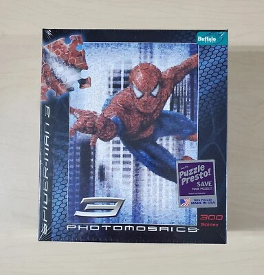 Spider-Man 3 300 piezas nuevo y sellado de fábrica. Rompecabezas y póster PhotoMosaics Foto 1 de 2