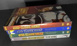 Star Wars: The Clone Wars Seasons 1 3 5 (Used) + Lost Missions (New) DVD Lot - Picture 1 of 6
