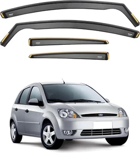ISPEED Wind Deflectors for Ford Fiesta MK6 2002-2008 5-Door Hatchback 4pc Set - Picture 1 of 9