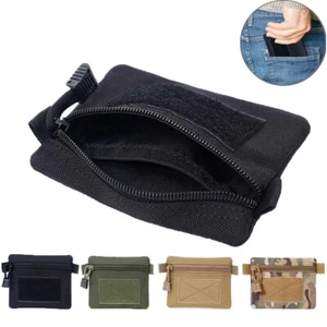 Tactical Military Molle Utility EDC Pouch Mini Key Coin Card Holder Belt Bag - Picture 1 of 13