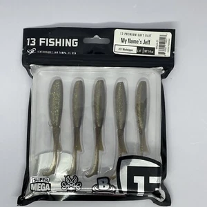 13 Fishing Premium Soft Bait My Name's Jeff 4” Paddle Tail Swimbait Mudskipper - Picture 1 of 6