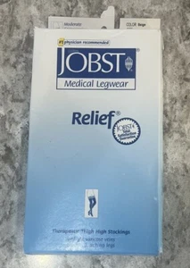 Jobst Relief Medizinische Kompressionsstrümpfe Beinbekleidung groß 15-20 mmHG Oberschenkel hoch - Bild 1 von 4