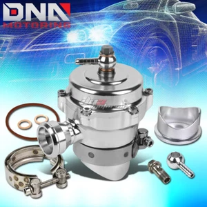 50MM ALUMINUM SILVER TURBO TURBOCHARGER BOV BLOW OFF VALVE TRUMPET 35 PSI BOOST - Picture 1 of 5