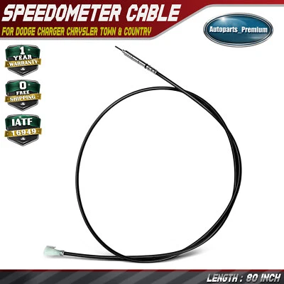 80 in Speedometer Cable for Dodge Charger Chrysler Town & Country Plymouth Fury - Image 1 of 4