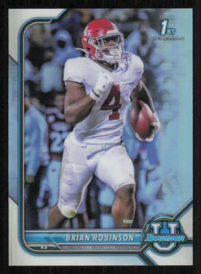 2022 Bowman University Chrome Refractors #48 Brian Robinson - Image 1 of 2