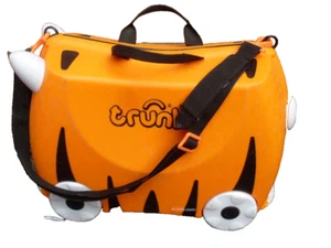 Trunki Tipu Tiger Sit On And Ride Case With Strap And Key #267 - Picture 1 of 5