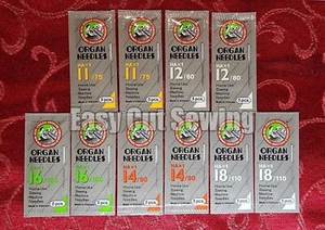 LOTE de 50 agujas de coser universales para órganos 130/705h Singer Brother 11,12,14,16,18 - Imagen 1 de 2