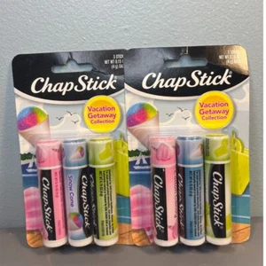 Chapstick Vacation Getaway Collection Algodón Caramelo Cono de Nieve Lima - 2 Juegos - Imagen 1 de 2