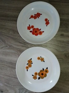 2 Teller Arcopal Modell Lotus, 70er Jahre Vintage - Bild 1 von 2