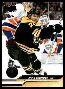 2023-24 Upper Deck Series 1 Base #11 Jake DeBrusk Boston Bruins