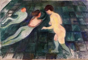 Bathing Women -Edvard Munch - 1896-1897, A1 - Picture 1 of 1
