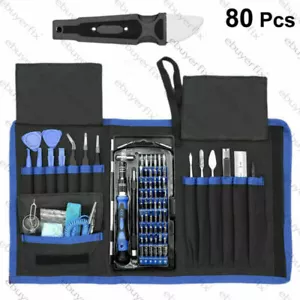 ACENIX® Precision 80 In 1 Repair Tools Kit Screwdriver Set for Mobile Phone PC - Picture 1 of 11