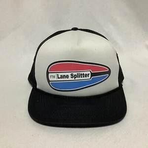 FTW Lane Splitter Superglide Motorcycle hat Rope Mesh Snap Back Retro - Picture 1 of 9