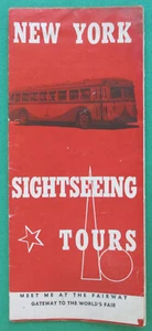 Folleto guía raro visitas turísticas de colección 1939 Feria Mundial de calle de Nueva York - Imagen 1 de 15
