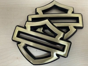 Harley Davidson CVO Emblems, Black & GOLD sized for Gas Tank! - Picture 1 of 5