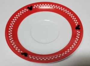Mickey Mouse 6 1/2" Keramik Teller Gourmet Mickey Kariertes Design - Bild 1 von 5