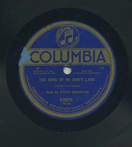 Over Yonder Where /The Rose Of No Man's Land Donovan / Burr 78 RPM - Picture 1 of 1