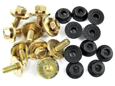 Dodge Truck Body Bolts & Nuts- M6-1.0 x 16mm Long- 10mm Hex- 20pcs (10ea)- #385 - Image 1 of 4