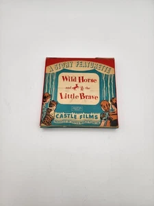 Castle Films 8mm Wild Horse & the Little Brave Original Box #1001 - Picture 1 of 2