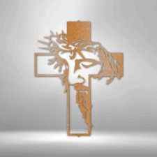  Christ Cross Steel Sign Laser Cut Powder Coated Home & Office M