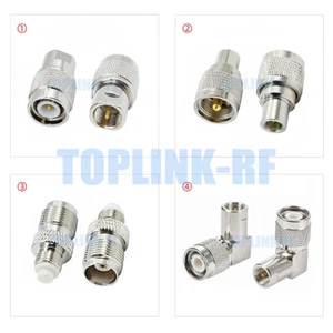 1x FME Male Female to TNC UHF PL-259 SO-239 Male Female RF Connector Adapter - Picture 1 of 6