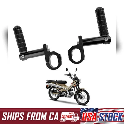 JUEGO DE ESTRIBERAS REPOSAPIÉS DE PASAJERO PARA HONDA CT125 TRAIL 125 HUNTER CUB 20-23 Foto 1 de 4