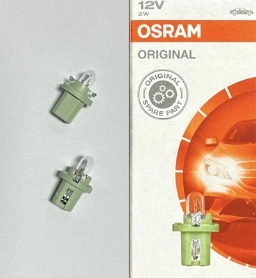 set of (2) OSRAM Bulbs Instrument Cluster Dashboard Gauges for BMW E30 - Image 1 of 4