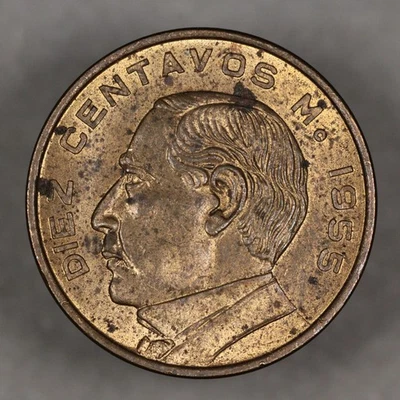 1955 Mexico 10 Centavos Uncirculated - Image 1 of 2