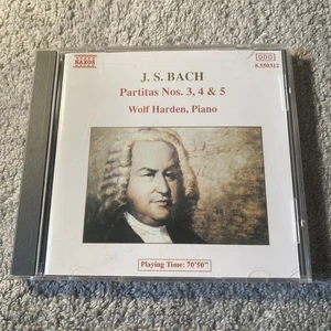 J.S. Bach Partitas CD Wolf Harden Disc Is Mint L12 - Picture 1 of 6