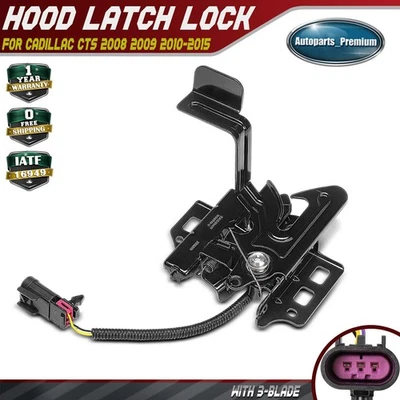 Front Hood Latch Lock for Cadillac CTS 2008 2009 2010 2011 2012 2013 2014 2015 - Image 1 of 4