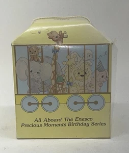 Precious Moments Enesco 1991 Age 10 May Your Birthday Be Mammoth Train Figurine - Picture 1 of 13