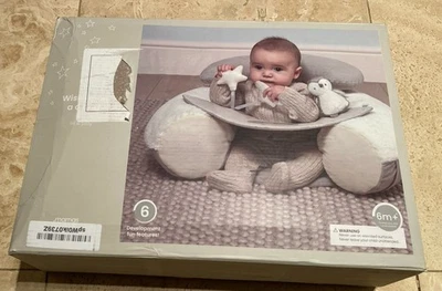 Mamas & Papas Wish Upon a Cloud Sit & Play Baby Seat Support 6m+ Cushion Toy - Image 1 of 2