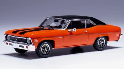 MODELLINO AUTO STATICO IXO CHEVROLET NOVA SS 1971 ARANCIO MODELLISMO SCALA 1:43 - Immagine 1 di 4