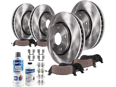 For 2003-2005 Infiniti G35 Brake Pad and Rotor Kit Detroit Axle 57234PCFF - Image 1 of 2
