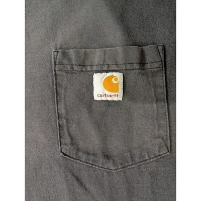 Camiseta Carhartt masculina preta manga curta bolso 3XL - Imagem 1 de 4