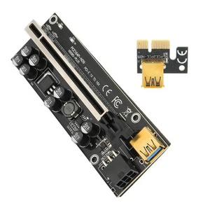 PCIe Riser Karte Stabile 6Pin Schnittstelle PCIe Anschluss 1X Zu 16X Grafik DON - Afbeelding 1 van 23