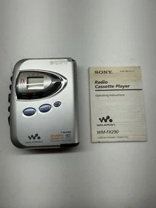 Sony Walkman WM-FX290 Weather FM/AM Stereo Cassette Player getestet beschädigt - Bild 1 von 9